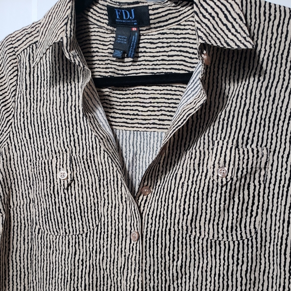 FDJ French Dressing Jean's blousy top size 6 - Picture 3 of 4